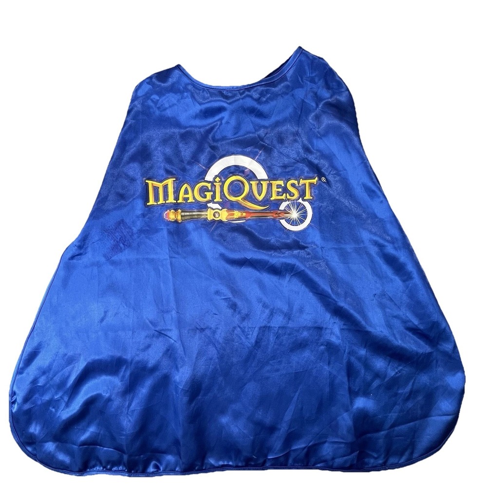 MagiQuest Magi Cape Midnight Blue Cloak Kids Costume Ages 3 to Adult